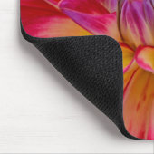 Rosa und gelbe Dahlimousepad Blume Mousepad (Ecke)