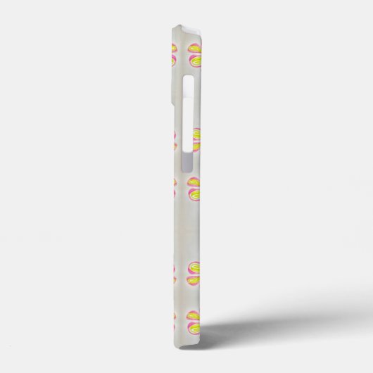 Rosa und Gelbe Daisy Case-Mate iPhone Hülle (Rückseite / Links)