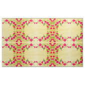 Rosa und Gelbe Frühling Stoff (Yard (91,4 cm))