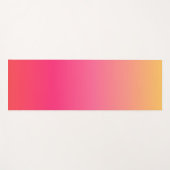 rosa und gelbe Gradientenkonstruktion Yogamatte (Vorderseite (Horizontal))