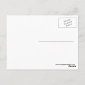 Rosa und gelbe Iris innen Postkarte (Rückseite)