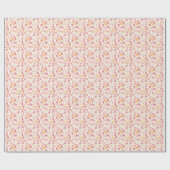 Rosa und gelbe Kies Geschenkpapier (Flach)