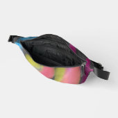 Rosa und Gelbe Pastete Bauchtasche (Offen)