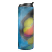 Rosa und Gelbe Pastete Thermosbecher (Nach links gedreht)