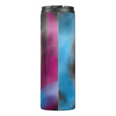 Rosa und Gelbe Pastete Thermosbecher (Rückseite)