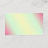 Rosa und gelbe Pfirsiche auf weißen Platzkarten (Rückseite)