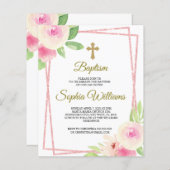 Rosa und gelbe Rosen mit rosa Rahmen (Vorne/Hinten)