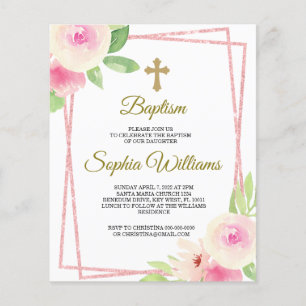 Rosa und gelbe Rosen mit rosa Rahmen