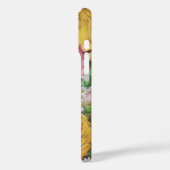 Rosa und gelbe Rosenstange Case-Mate iPhone Hülle (Rückseite / Links)