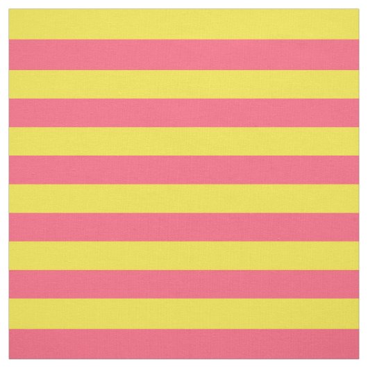 Rosa und gelbe Streifen Stoff (Muster)