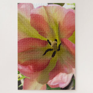 Rosa und gelbe Tulpen Puzzle