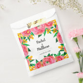 Rosa und gelbe Wasserfarbe Blumenzwiebeln Napkins Geschenktütchen (Versiegelt)