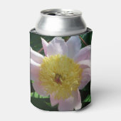 Rosa und gelbe Zinnen Schöne Blüten Dosenkühler (Kanne Vorderseite)