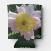 Rosa und gelbe Zinnen Schöne Blüten Dosenkühler (Rückseite)