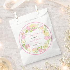 Rosa und gelbes Brautparty Geschenktütchen