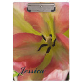 Rosa und Gelbfärbung Klemmbrett (Vorderseite)