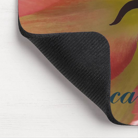 Rosa und Gelbfärbung Mousepad (Ecke)