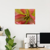 Rosa und Gelbfärbung Poster (Heimbüro)