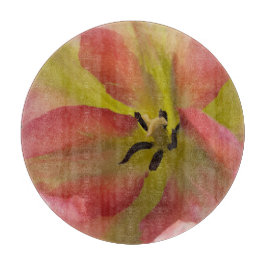 Rosa und Gelbfärbung Schneidebrett