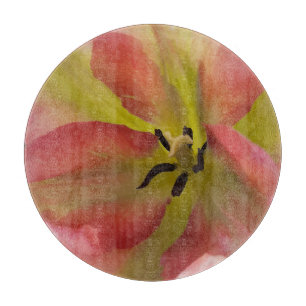 Rosa und Gelbfärbung Schneidebrett