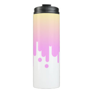 Rosa und Gelbfärbung Thermosbecher