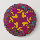Rosa und Gelbkreuz Button (Vorderseite)