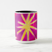 Rosa und Gelbrad Tasse (Zentrum)
