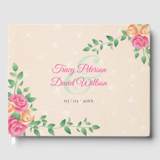 Rosa- und Gelbrosenkranz Gästebuch (Vorderseite)