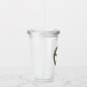 Rosa und Gold Acryltrinkbecher (Rechts)