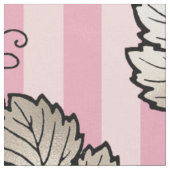 Rosa und Gold Art Deco Stoff (Nahaufnahme)
