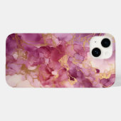 Rosa und Gold Case-Mate iPhone Hülle (Rückseite (Horizontal))