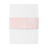 Rosa und Gold Elegante Quinceñera Einladungsbanderole (Rückseitenbeispiel)