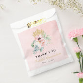 Rosa und Gold Elegante Quinceñera Geschenktütchen (Versiegelt)