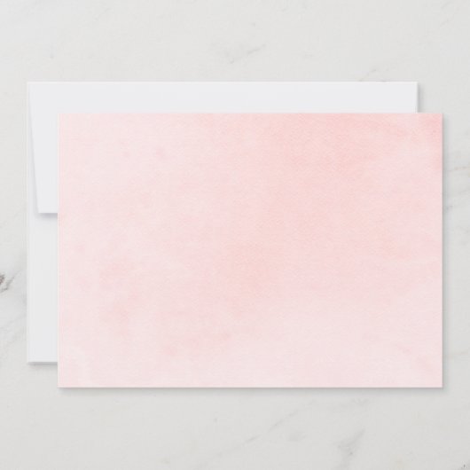 Rosa und Gold Elegante Quinceñera Save The Date (Rückseite)