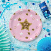 Rosa und Gold feiern Girl Paper-Teller Pappteller (Party)