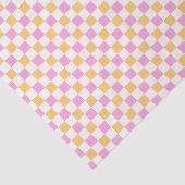Rosa und Gold geprüft Seidenpapier (Detail)