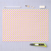 Rosa und Gold geprüft Seidenpapier (Handwerk)