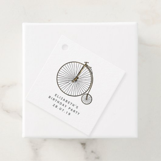 Rosa und Gold Geschenkanhänger (Beispiel)