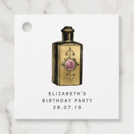 Rosa und Gold Geschenkanhänger