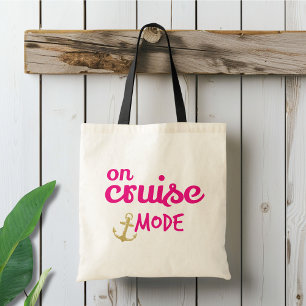 Rosa und Gold im Cruise Mode Tragetasche
