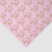 Rosa und Gold ist es ein Baby des Mädchen-| Seidenpapier (Ausschnitt)