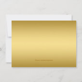 Rosa und Gold Königliche Prinzessin Geburtstagspar Einladung (Rückseite)