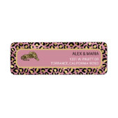 Rosa und Gold Leopardenprint (Vorne)