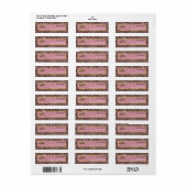 Rosa und Gold Leopardenprint (Vorne)