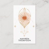 Rosa und Gold - Mysmic Visitenkarte (Vorderseite)