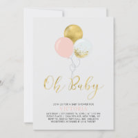 Rosa und Gold | Oh Baby Girl Baby Dusche