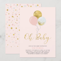 Rosa und Gold | Oh Baby Girl Baby Dusche