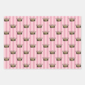 Rosa und Gold - Paris Geschenkpapier Set (Vorderseite 2)