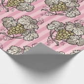 Rosa und Gold Pariser Foil Geschenkpapier (Ecke)