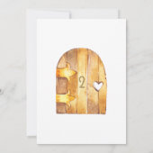 Rosa und Gold Prinzessin 2. Party Einladung (Rückseite)